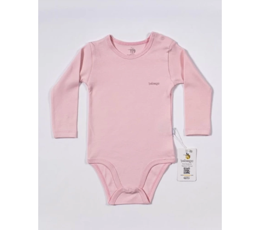 Nessiworld Bebengo BU4024 Basic Uzun Kol Yaş Body Pembe