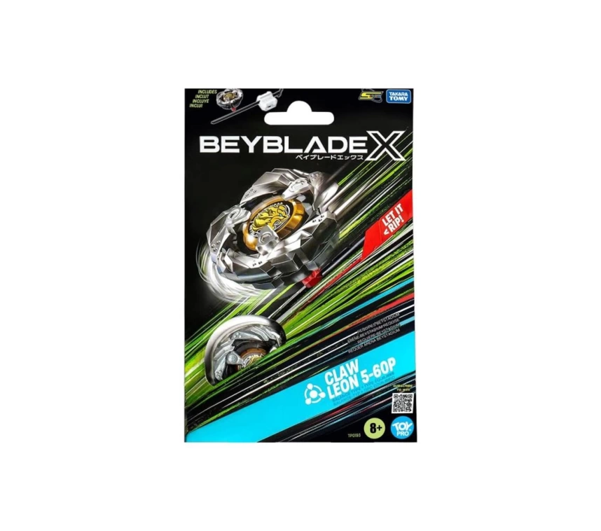 Nessiworld BEY03000 Beyblade 1li Set Claw Leon 5-60P