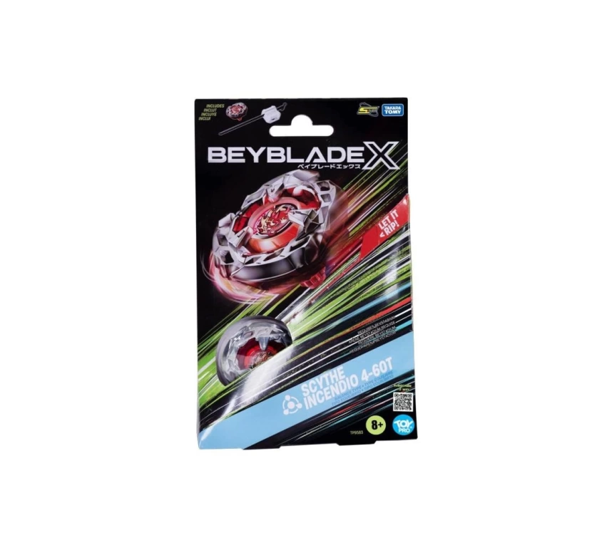 Nessiworld BEY05000 Beyblade 1li Set Scythe Incendio 4-60T