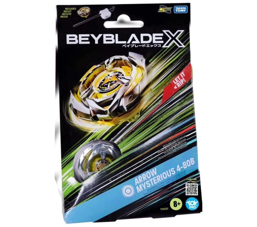 Nessiworld BEY06000 Beyblade 1li Set Arrow Mysterious 4-80B