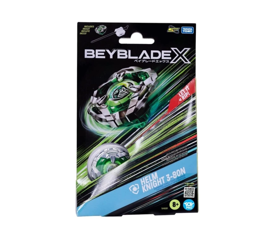 Nessiworld BEY09000 Beyblade 1li Set Helm Knight 3-80N
