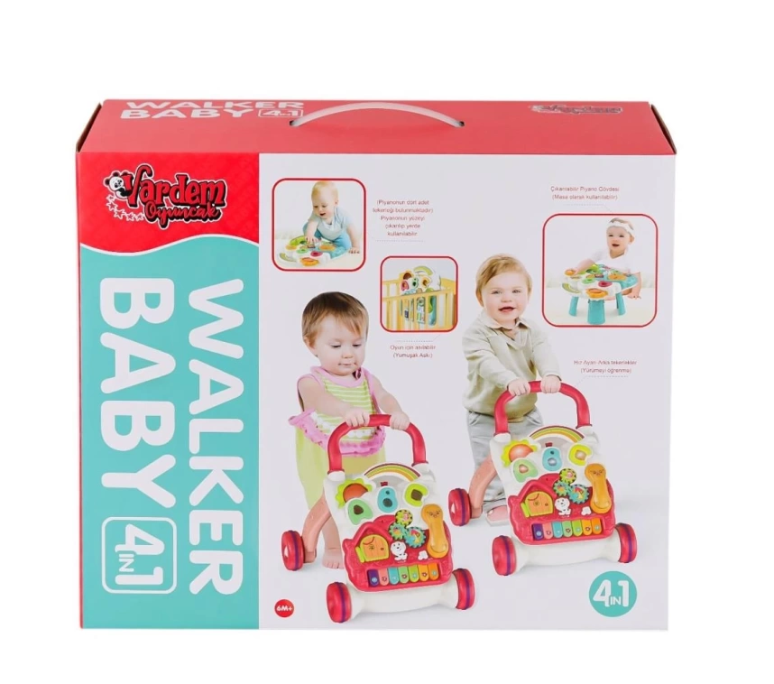 Nessiworld BIB-6018 Pianolu Yürüme Arkadaşı 4IN1