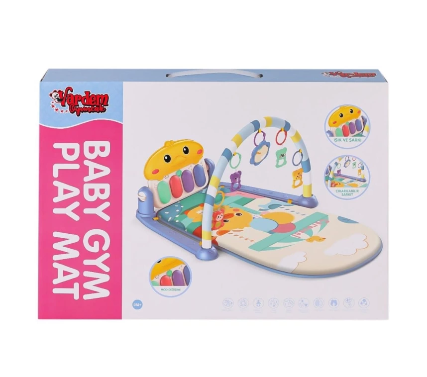 Nessiworld BIB-698-93-94 Pianolu Ördek Bebek Oyun Halısı