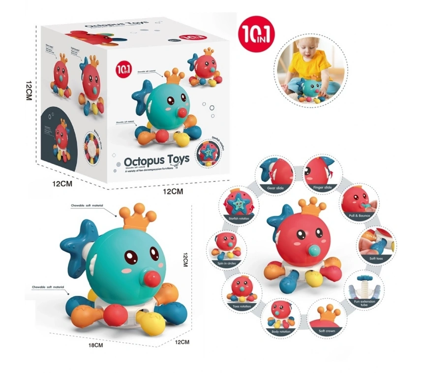 Nessiworld BIB6033 10 IN 1 DIS KASIYICILI AHTAPOT