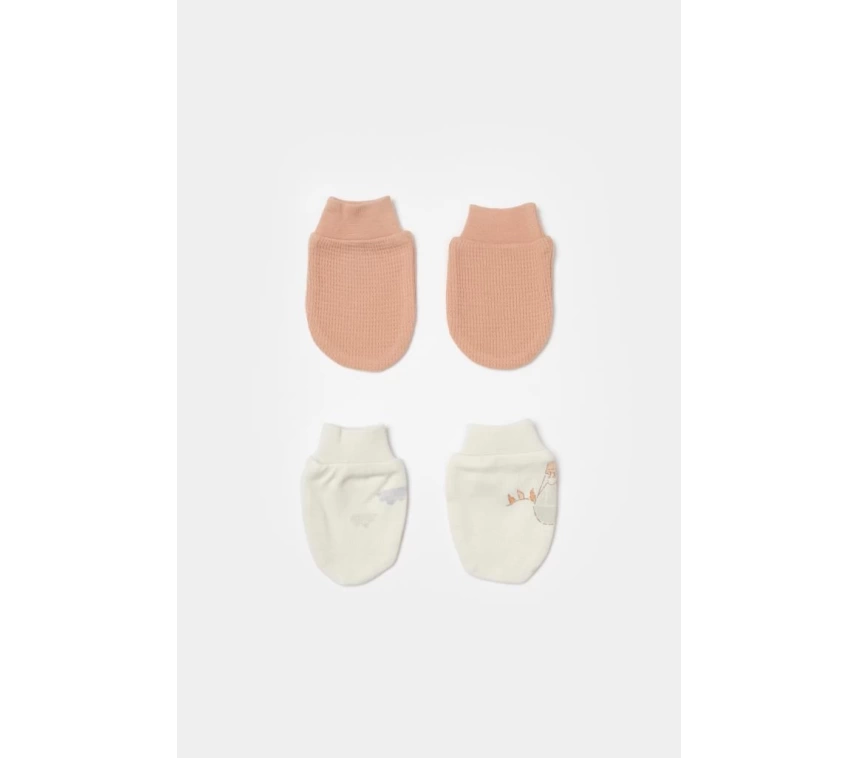 Nessiworld Bibaby Biorganic Teach Me 2Li Bebe Eldiven 72240 Red