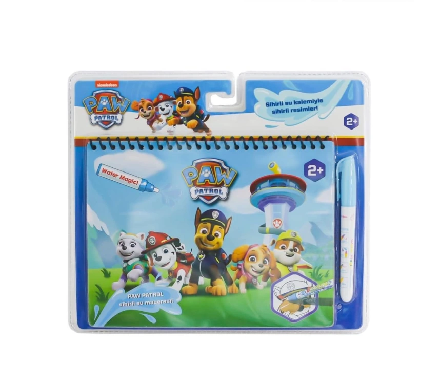 Nessiworld BK009 Paw PEtrol Sihirli Boyama Kitabı -Gepettoys