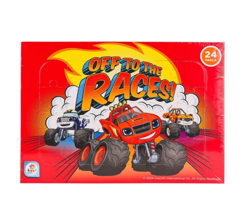 Nessiworld BL7993 Blaze Taslamalı Frame Puzzle 24 Parça -Laçokids