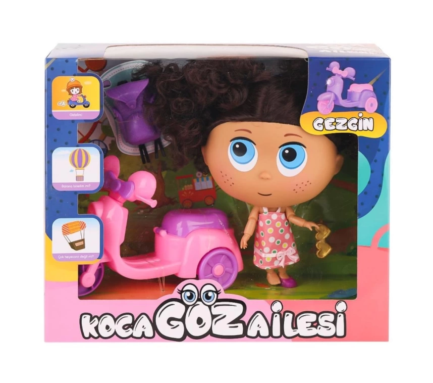 Nessiworld BLD298 Koca Göz Ailesi Motorcu Gezgin -Birliktoys