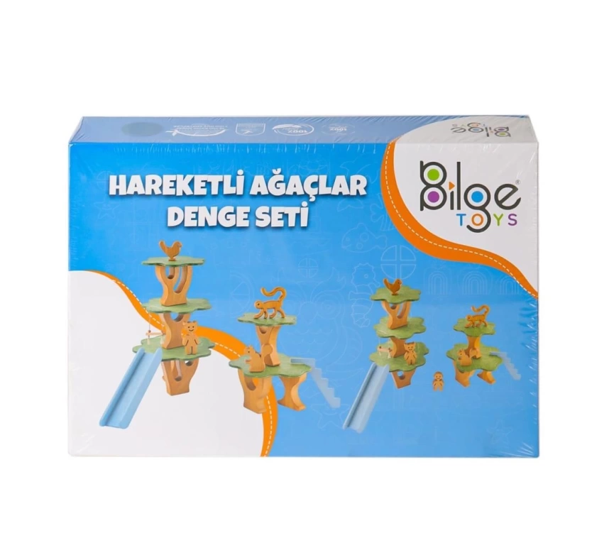 Nessiworld  BLG-101 Ahşap Hareketli Ağaçlar Denge Seti