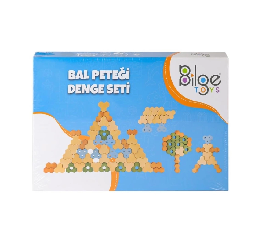 Nessiworld  BLG-106A Bal Peteği Ahşap Denge Oyunu