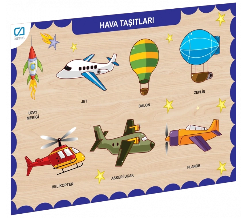 Nessiworld CAAHS-3202 CA GAMES AHŞAP HAVA TAŞITLARI BUL-TAK