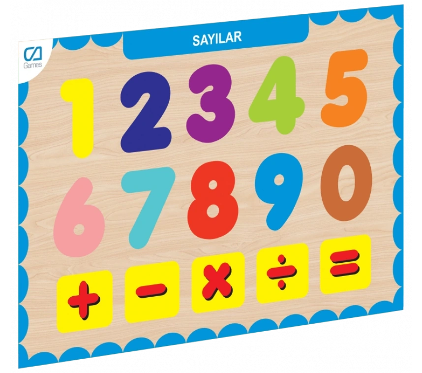 Nessiworld CAAHS-3207 CA GAMES AHŞAP SAYILAR BUL-TAK