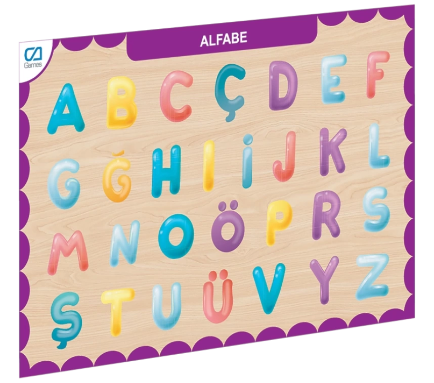 Nessiworld CAAHS-3208 CA GAMES AHŞAP ALFABE BUL-TAK