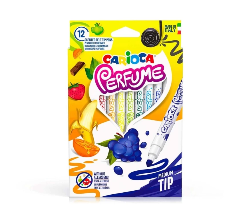 Nessiworld Carioca Kokulu Keçeli Boya Kalemi 12li