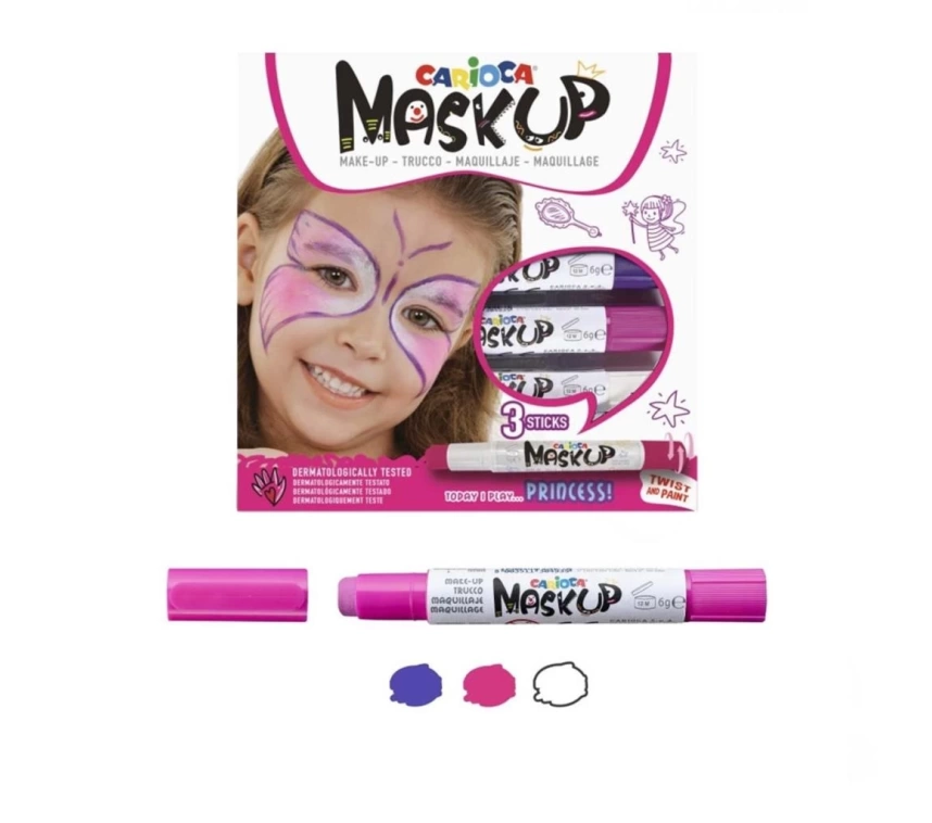 NessiWorld Carioca Mask Up Yüz Boyası 3 Renk Princess