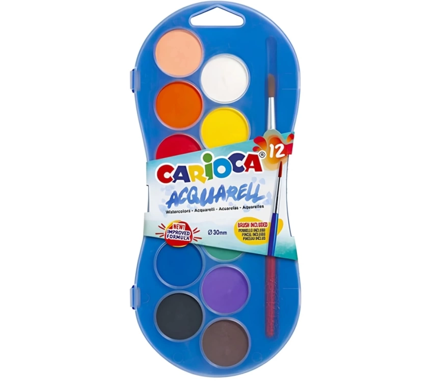 Nessiworld Carioca Sulu Boya 30 mm 12 Renk