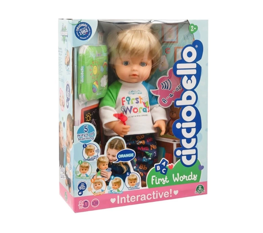 Nessiworld CCBF0000 Cicciobello Konuşan İlk Kelimelerim