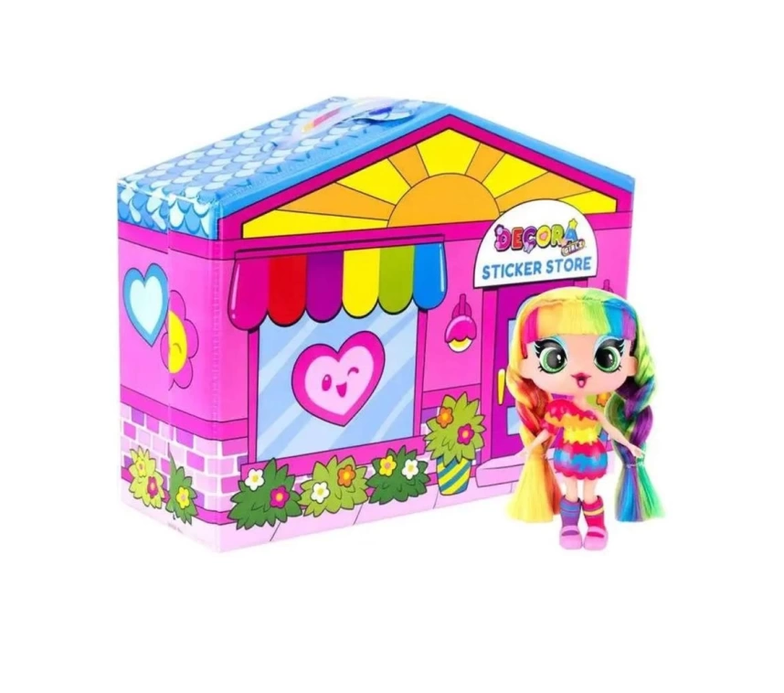 Nessiworld CEP D1009 Decora Girlz 15 cm Moda Bebek ve Oyun Seti