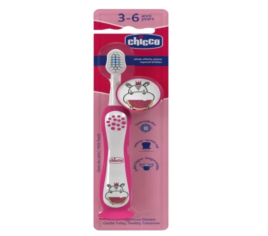 Nessiworld Chicco Diş Fırçası 3-6 Yaş Hippo