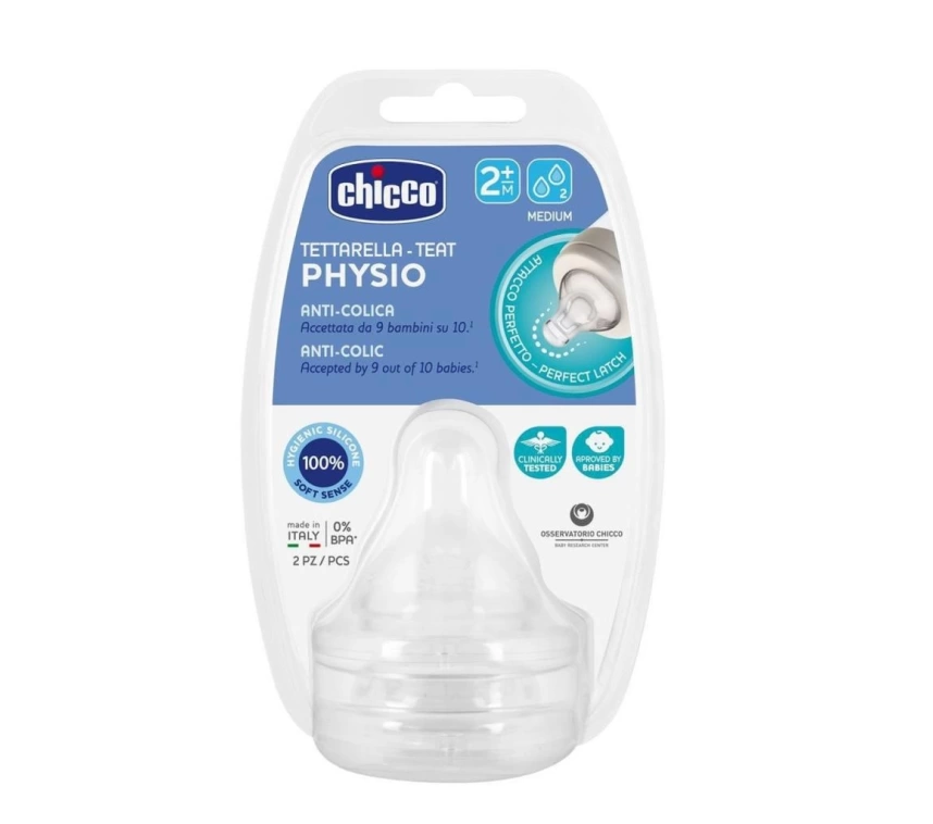 Nessiworld Chicco Well-Being 2Li Biberon Emziği 2+ Ay