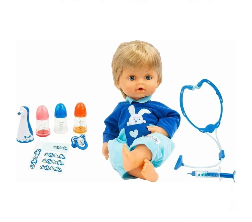 NessiWorld Cicciobello Çok Hastayım Doktor Setli Hasta Bebek 2023 Yeni
