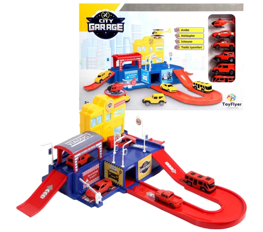Nessiworld  City Garage Otopark Oyun Seti