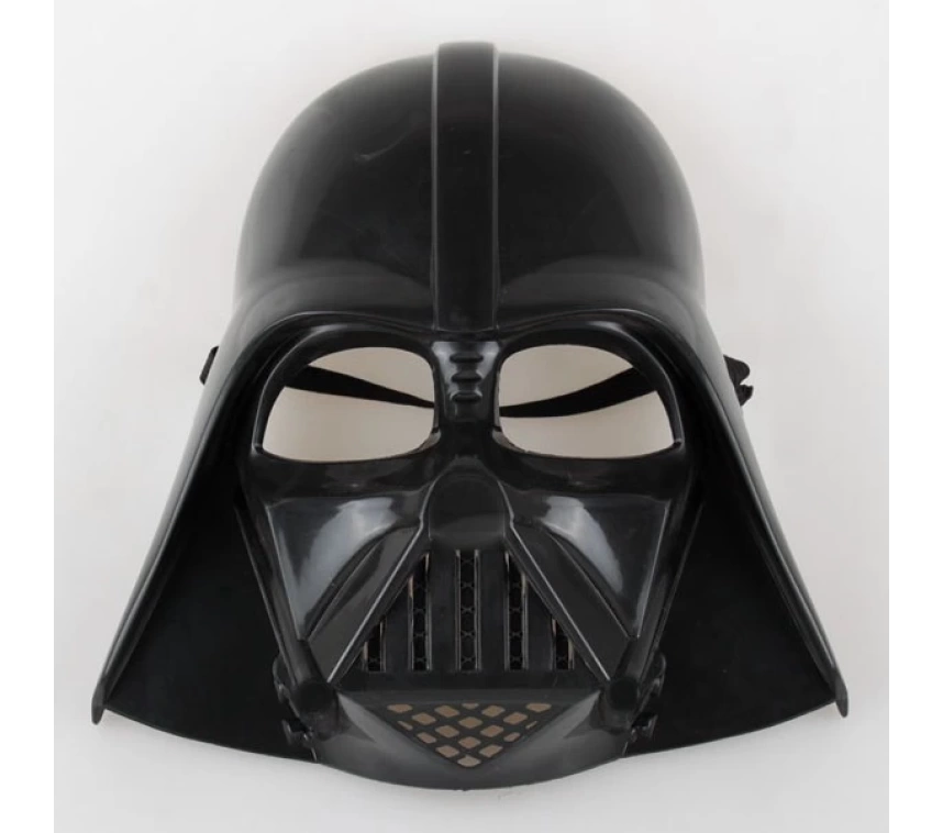 Nessiworld Çocuk Boy Yıldız Savaşları Star Wars Darth Vadet Maskesi ve 90 cm Pelerin Seti Siyah