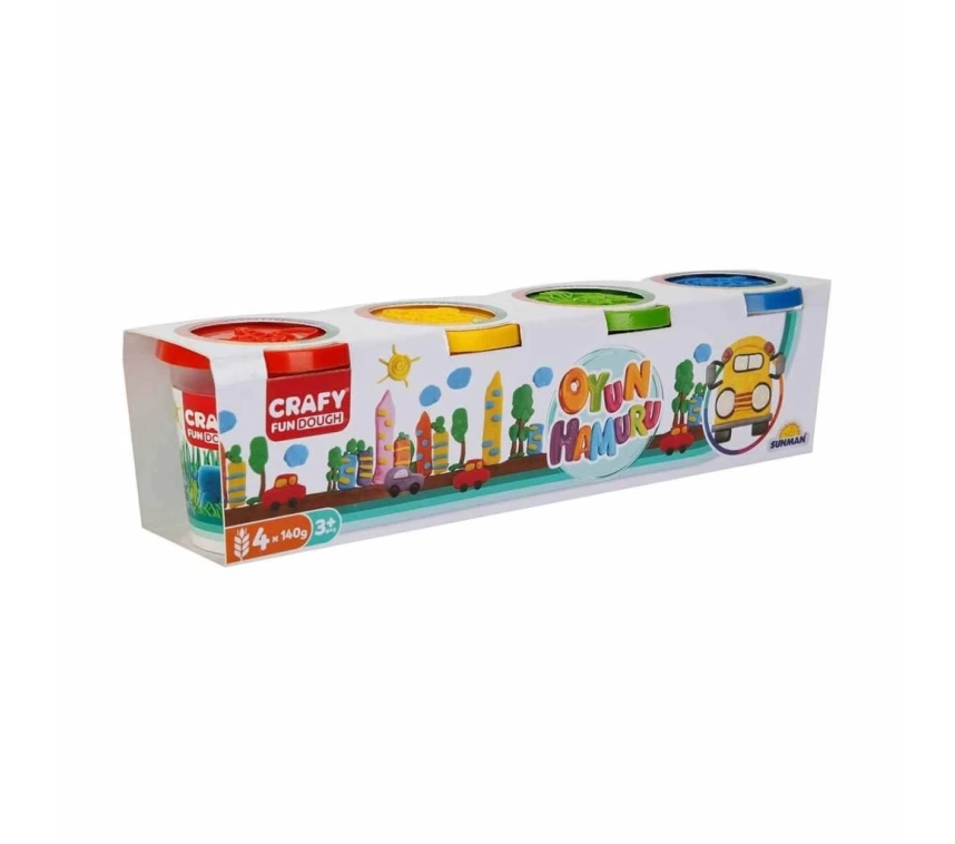 Nessiworld Crafy 4lü Oyun Hamuru 520 Gr.