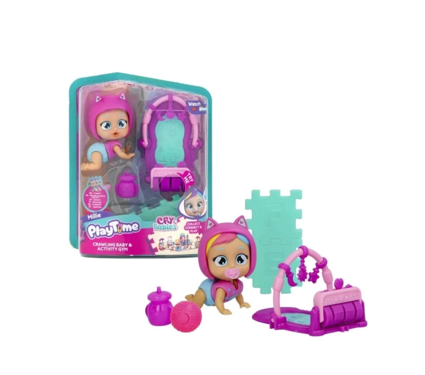 Nessiworld Cry Babies Play Time Mini Millie Bebek ve Aktivite Halısı