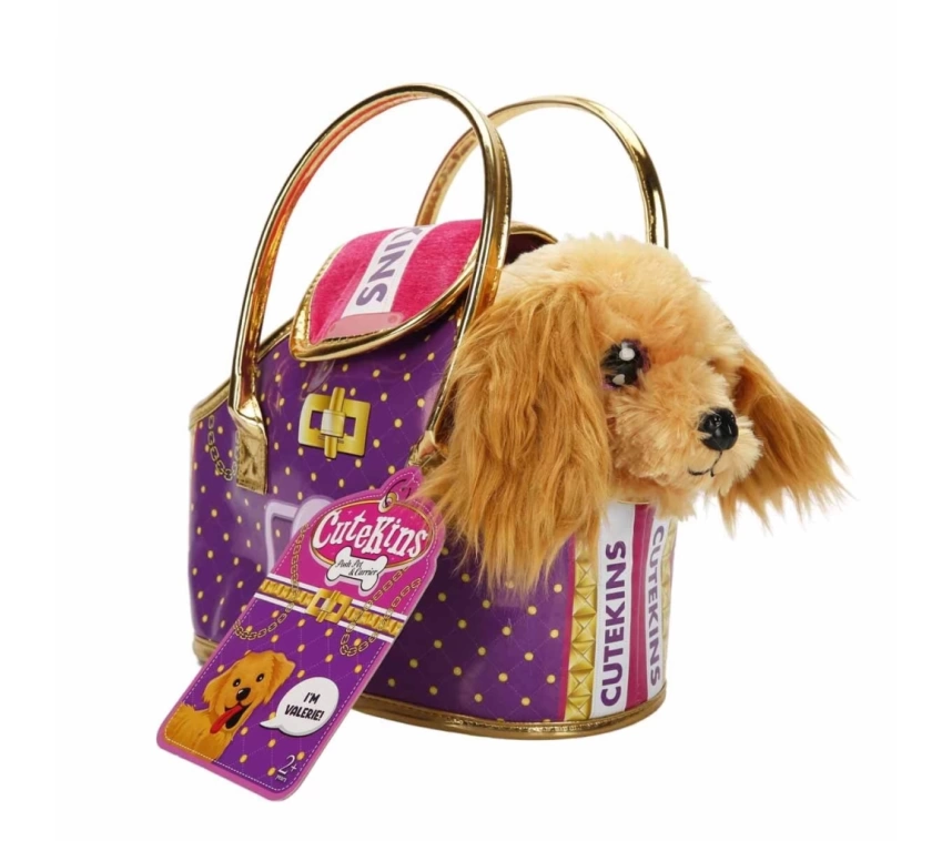 Nessiworld Cutekins Taşıma Çantalı Peluş Köpek