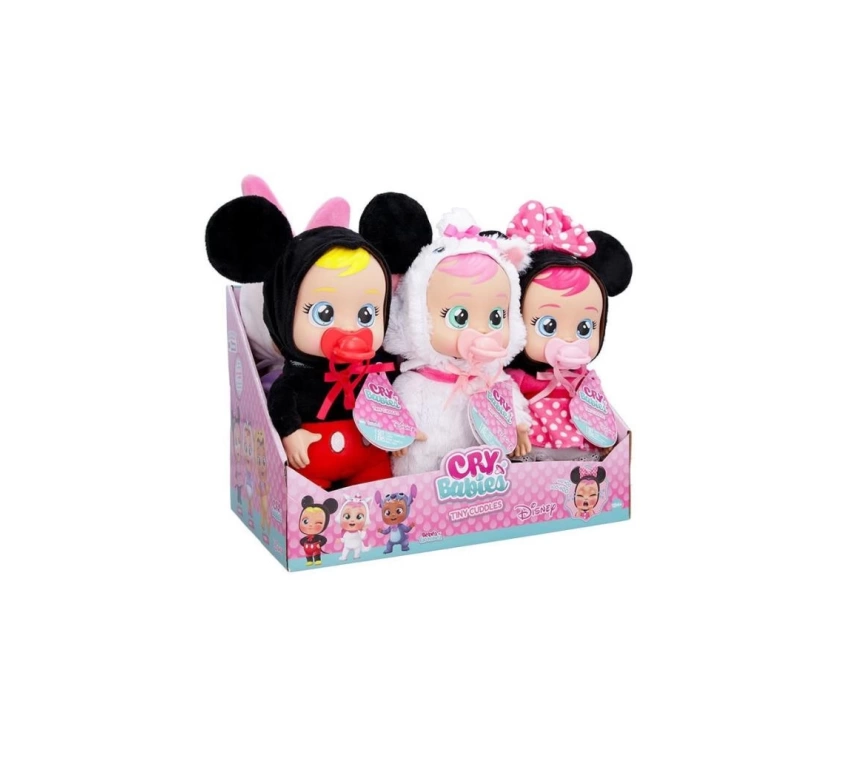 Nessiworld CYB52000 Cry Babies Ağlayan Yumuş Disney Bebekler