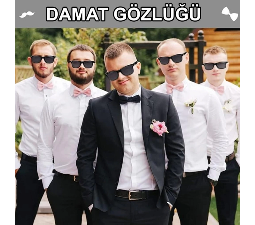 Nessiworld Damat Gözlüğü – Düğün ve Bekarlığa Veda Partisi Aksesuarı