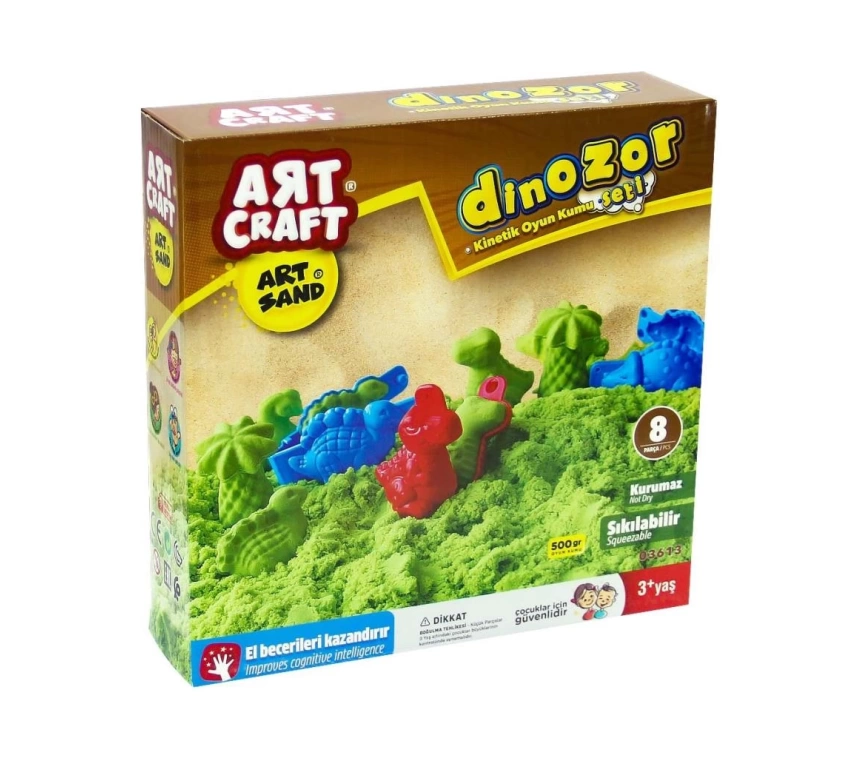 Nessiworld Dede Art Craft Dinozor Kinetik Kum Seti 500gr