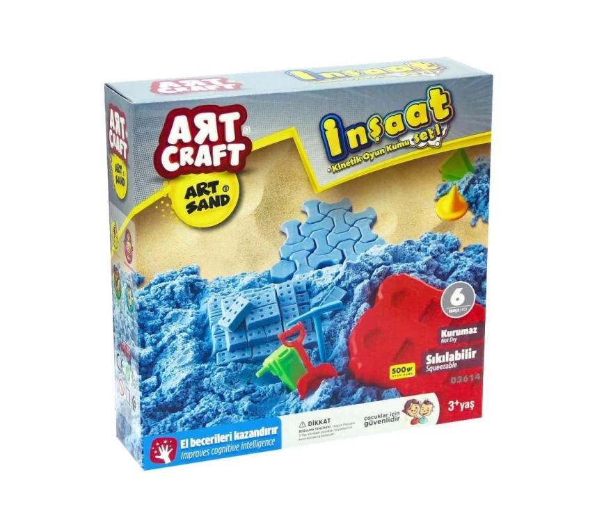 Nessiworld Dede Art Craft İnşaat Kinetik Kum Seti 500gr