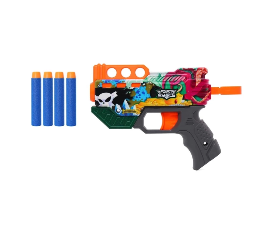 Nessiworld DESENLİ DART ATAN TABANCA 4 LÜ -MGA