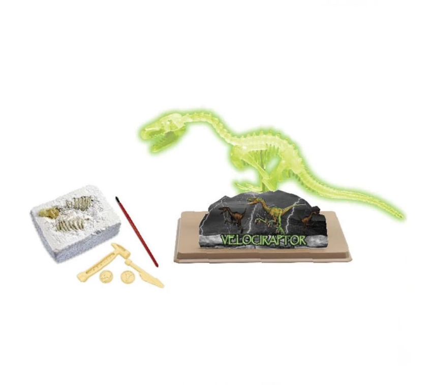 Nessiworld Dinozor Kazma Kiti Velociraptor İskeleti