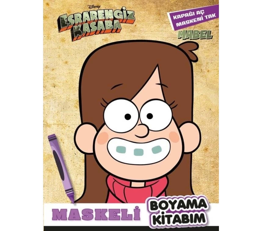 NessiWorld Disney Esrarengiz Kasaba Maskeli Boyama MABEL