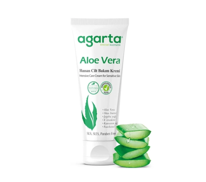 Nessiworld   Doğal Cilt Bakım Kremi 75 ml Aloe Vera