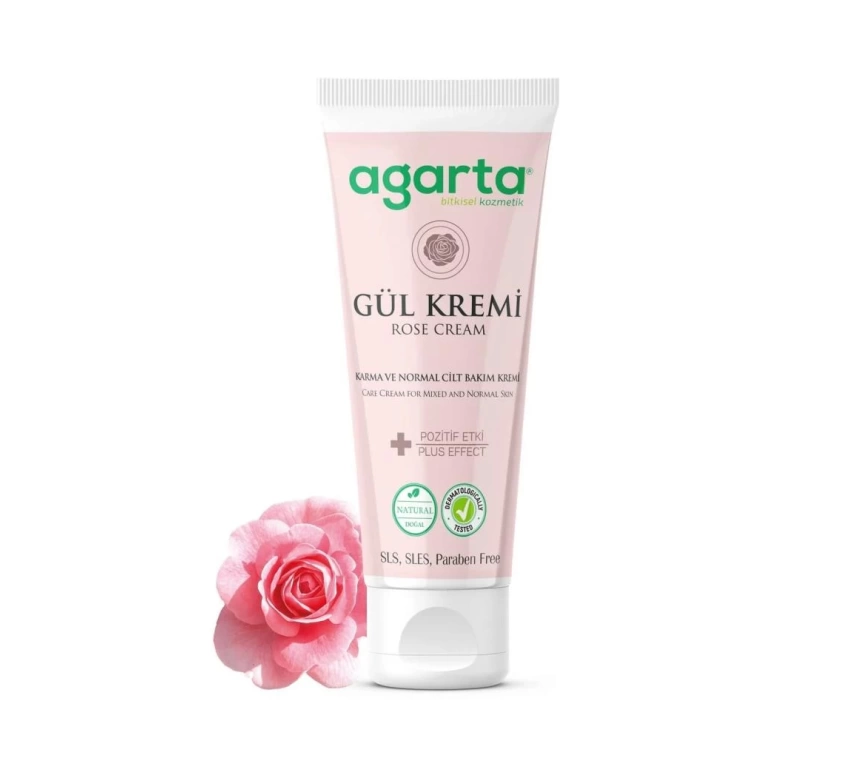 Nessiworld   Doğal Cilt Bakım Kremi 75 ml Gül