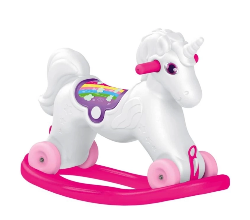Nessiworld Dolu Unicorn Sallanan Tekerlekli At