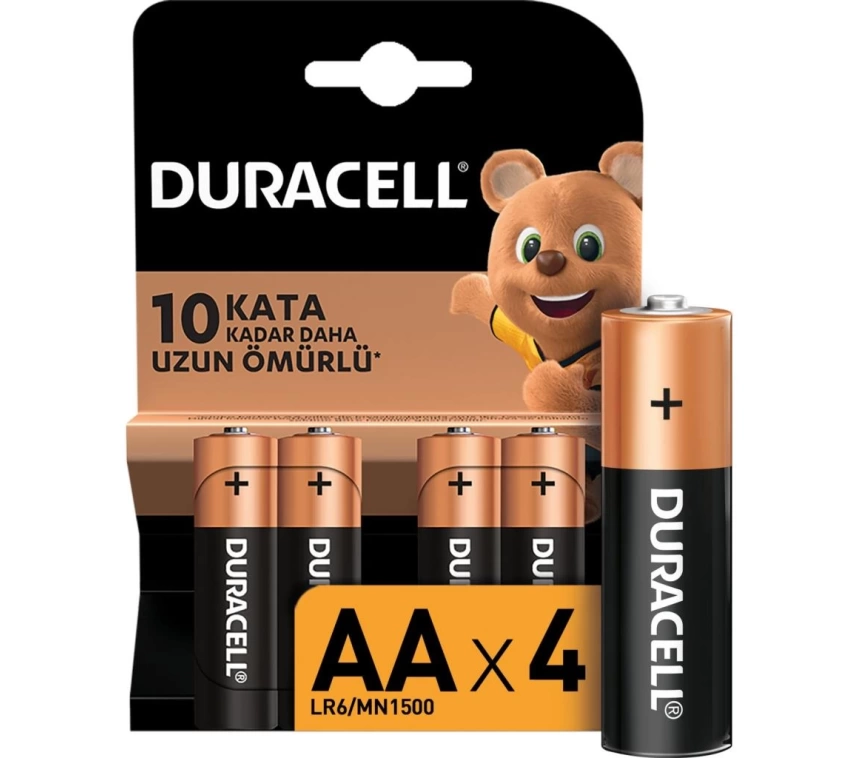 Nessiworld  Duracell 4Lü AA Kalem Pil