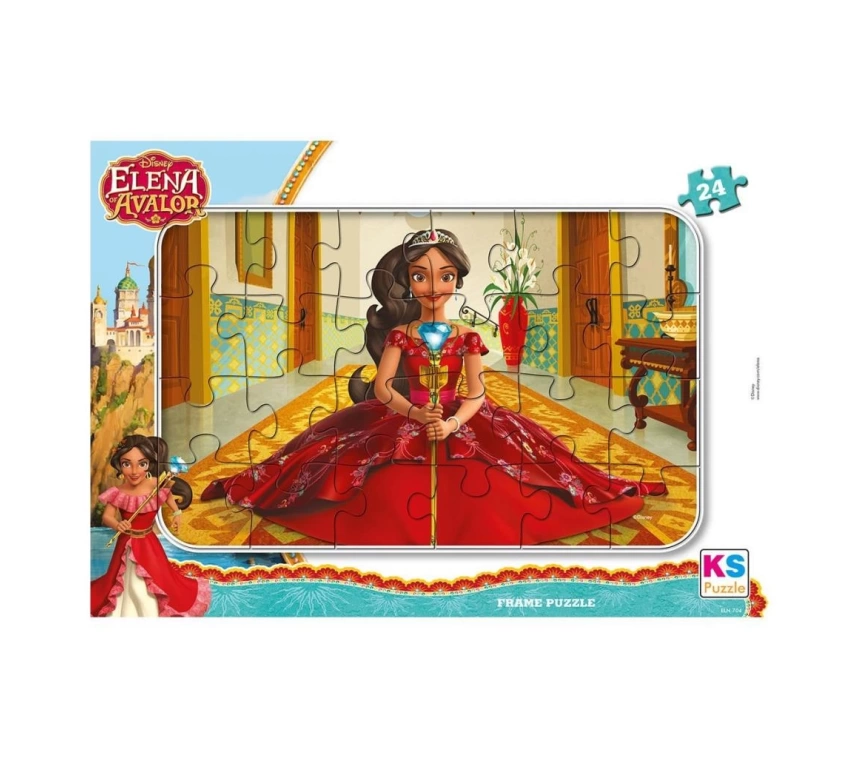 Nessiworld ELN 704 Elena Avalor Frame Puzzle 24 Parça