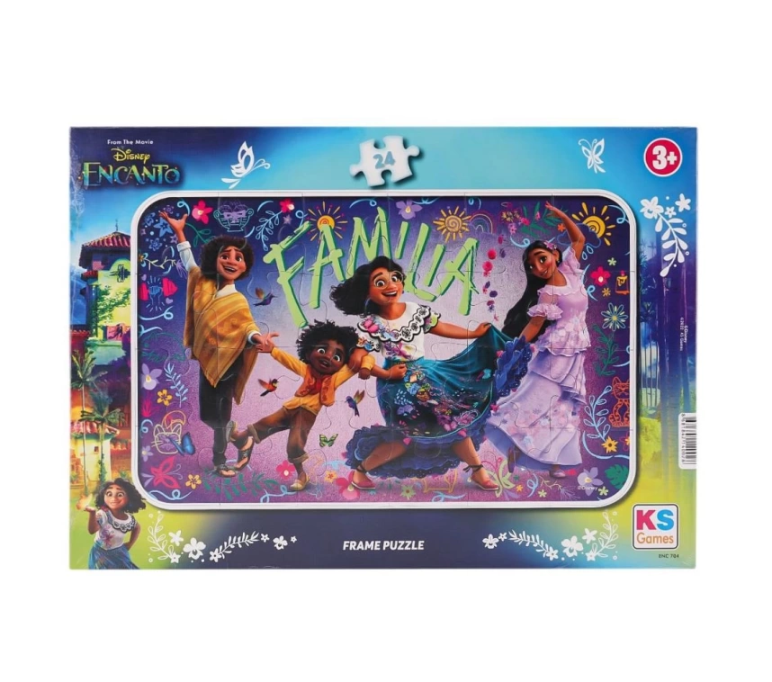 Nessiworld ENC 704 Encanto Familia Frame Puzzle 24 Parça -KS Puzzle