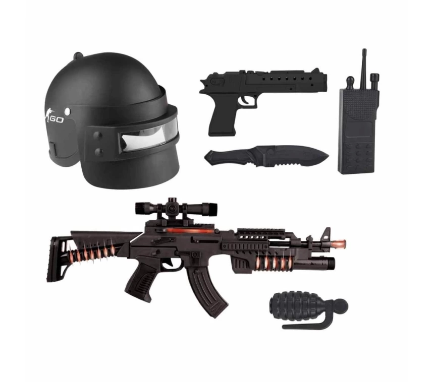 Nessiworld Erdem Sesli ve Işıklı CS GO Askeri Oyun Seti ER-120M