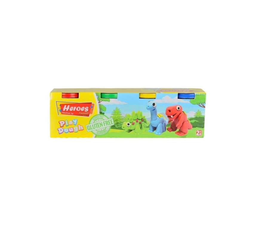 Nessiworld ERN-604 Heroes Premıum Dörtlü Oyun Hamuru - Eren Oyuncak