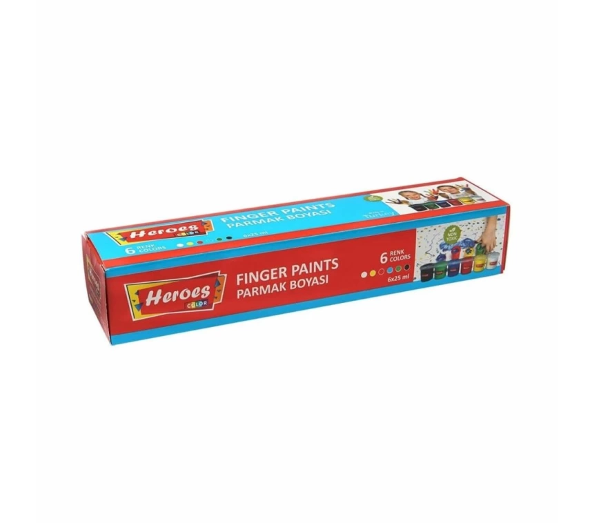 Nessiworld ERN-710 Heroes Color 6lı Parmak Boya - Eren Oyuncak
