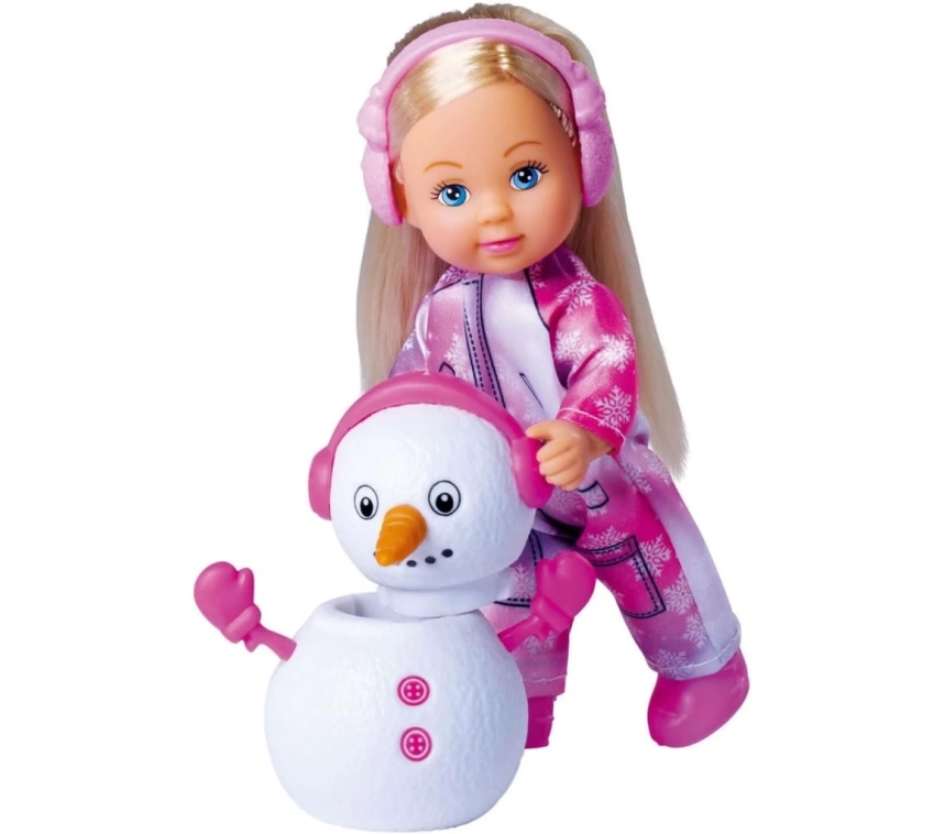 Nessiworld Evi Love Sevimli Kar Kıyafeti ve Kardan Adam 12 cm