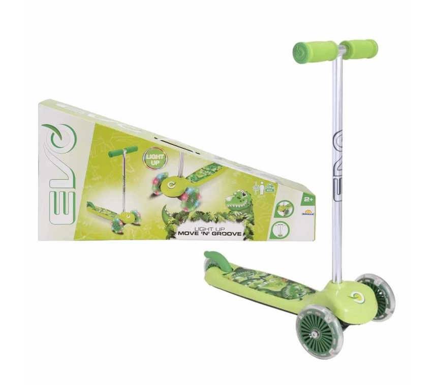 Nessiworld EVO SCOOTER 3TKR DİNO MOVE N GROOVE IŞIK