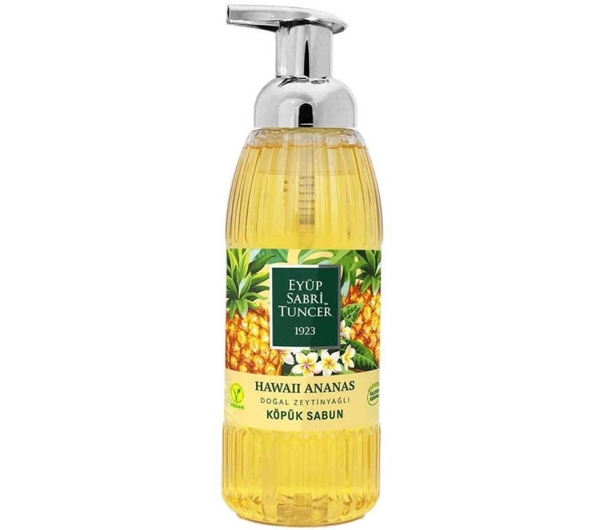 Nessiworld  Eyüp Sabri Tuncer Doğal Zeytinyağlı Köpük Sabun 500 ml Hawaii Ananas