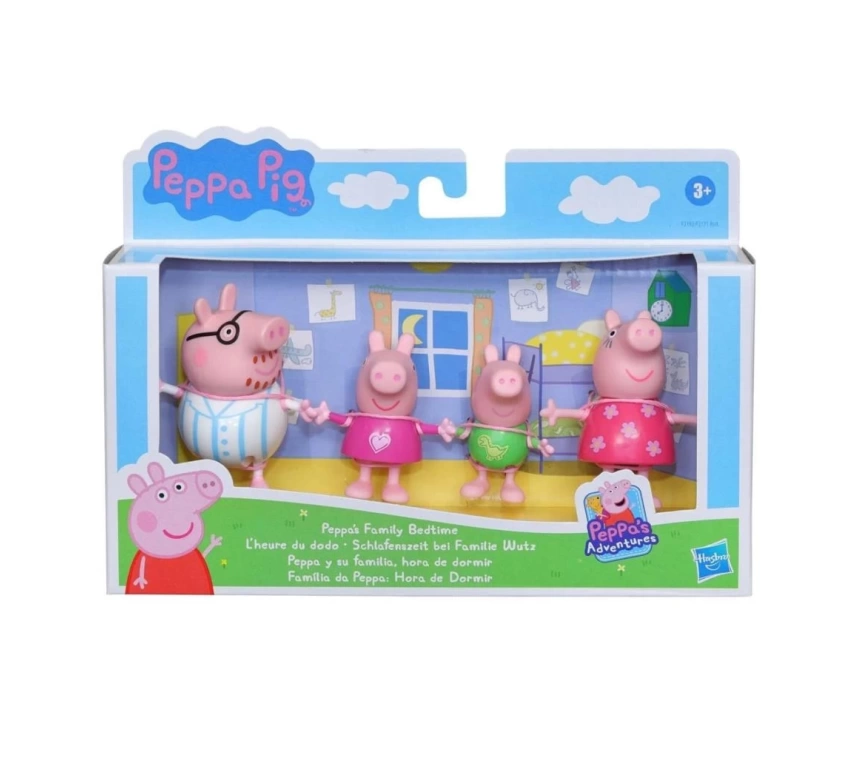 Nessiworld F2171 Peppa Pig ve Ailesi 4lü Figür Seti +3 yaş